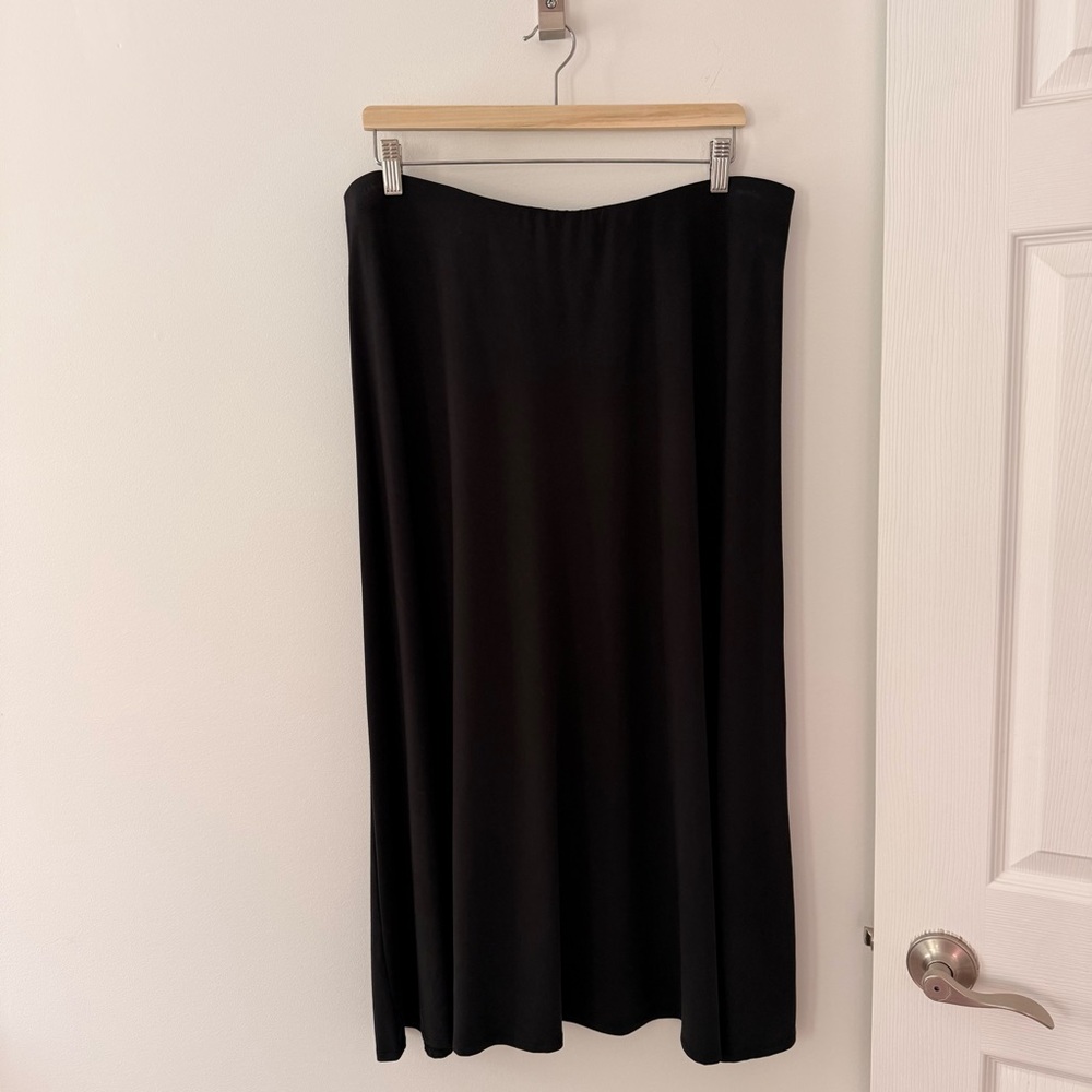 Dolan Classic Black Midi Skirt from Anthropologie